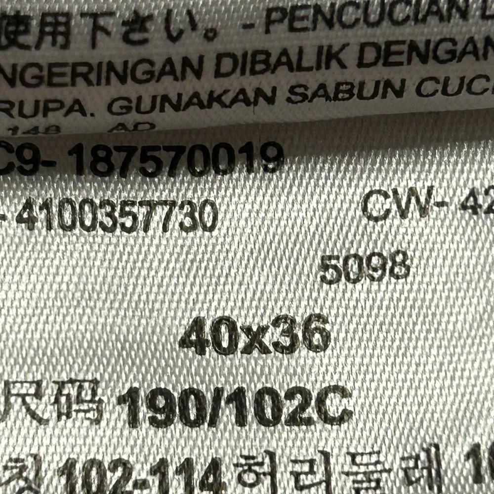 Levis men’s size